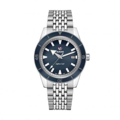 Captain Cook Automatic 42mm Watch, Navy Blue Dial